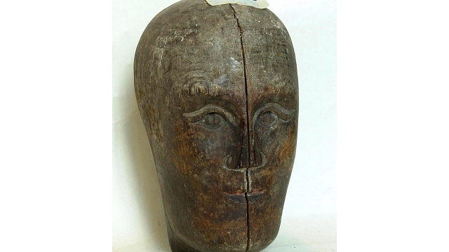 Деревянная человеческая голова — загадка из фондов ГИМ ЮУ